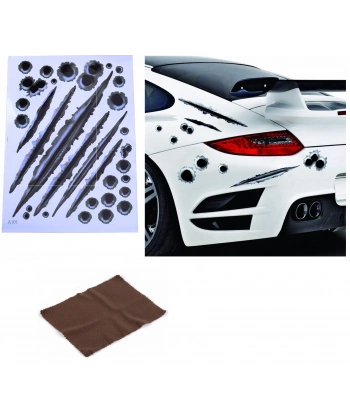 Araç Sticker Seti Yara Bere Oto Sticker Yara Şeklinde 3D