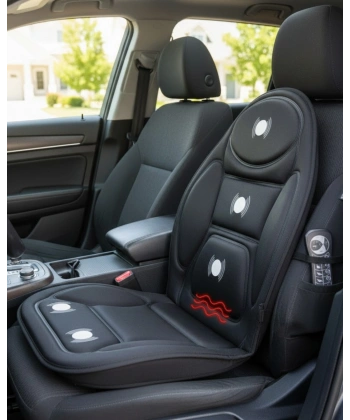 Araç ve Ev Uyumlu Masaj Koltuk Minderi Uzaktan Kumandalı