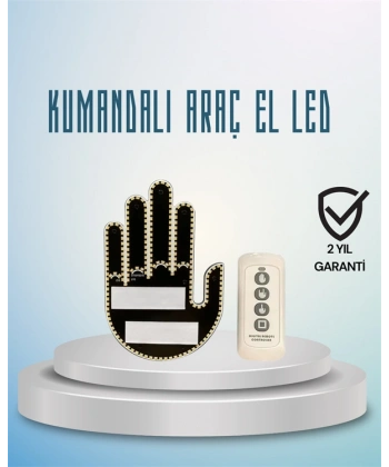 Aracınız İçin Eğlenceli ve Güvenli İletişim: LED Jest Lambası, Uzaktan Kumandalı, Kolay Montaj