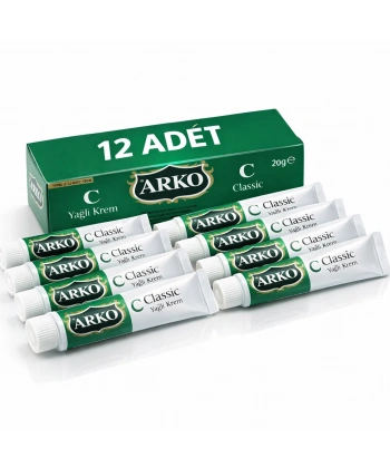 Arko Yağlı Krem Klasik Bakım Kremi 12 ADET