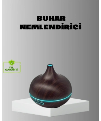 Aromaterapi Difüzörü 550 ml Ultrasonik Nemlendirici Otomatik Kapanma Özellikli