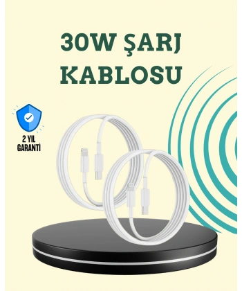 Aşırı Şarj ve Pil Koruması ile Akıllı Çipli Lightning Kablo 1.2m