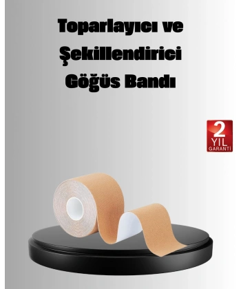 Askısız Görünmez Göğüs Bandı – Dekolteli Kıyafetler İçin Destekleyici Bant