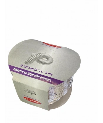 Aspilatör Borusu Telli 127 mm 3 Metre