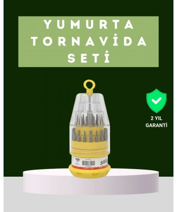 Ateşe Dayanıklı Tornavida Seti Elektronik Tamir İçin Çok Uçlu