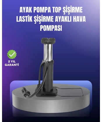 Ayak Pompası Otomobil Motosiklet Bisiklet Lastik Şişirme