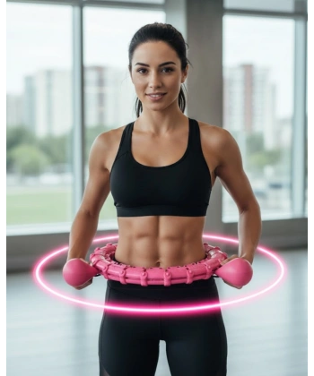 Ayarlanabilir Akıllı Hula Hoop 680 Gr Ağırlıklı Egzersiz Halkası