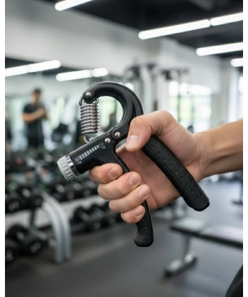 Ayarlanabilir El Yayı Sayaçlı Paslanmaz Çelik 5–60 Kg Direnç