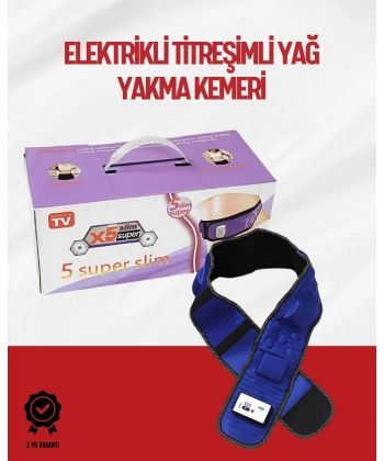 Ayarlanabilir Hızlı Elektrikli Masaj Kemeri – Yağ Yakımına Yardımcı