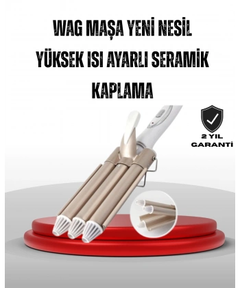 Ayarlanabilir Isı Ayarıyla Profesyonel Bukle Maşası – Hızlı ve Nazik Şekillendirme