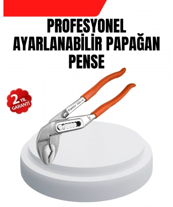 Ayarlanabilir Kurbağacık Pense Boru Anahtarı Çelik Malzeme