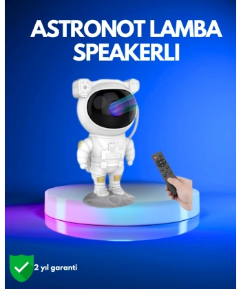Ayarlanabilir Parlaklık ve Zamanlayıcı Modlu Astronot Lamba