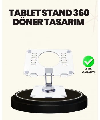 Ayarlanabilir Şeffaf Tablet Standı Kaymaz Silikon Tabanlı