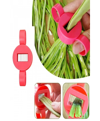 Ayarlanabilir Yeşil Fasulye Dilimleme Kesici Pratik Bamya Bakla Vs Parçalayıcı Dilimleyici