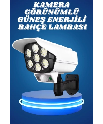 Bahçe Aydınlatması Hareket Sensörlü Led Aydınlatma Kamera Görünümlü