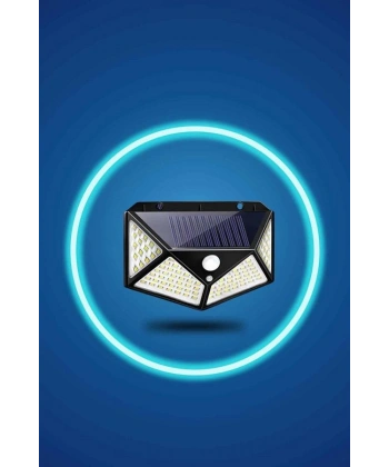 Bahçe Lambası Bahçe Aydınlatma Sensörlü Suya Dayanıklı 100 Led