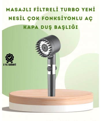 Banyo İçin Filtreli Duş Başlığı Pratik Kullanım