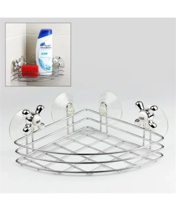 Banyo Organizeri - Çok Amaçlı Köşe Organizer Vantuzlu