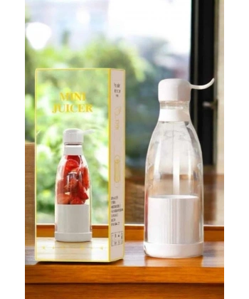 Bardak Blender Smoothie Meyve Sıkacağı Şarjlı Cam Taşınabilir