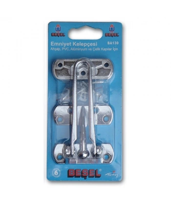 Başel Kapı Emniyet Kelepçesi Krom