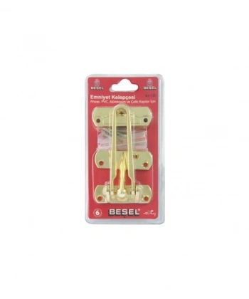 Başel Kapı Emniyet Kelepçesi Sarı