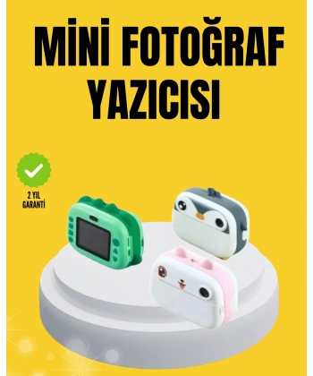 Baskı Kamera – Çift Lensli, Anında Baskı ve 10X Zoom Özellikli Dijital Fotoğraf Makinesi