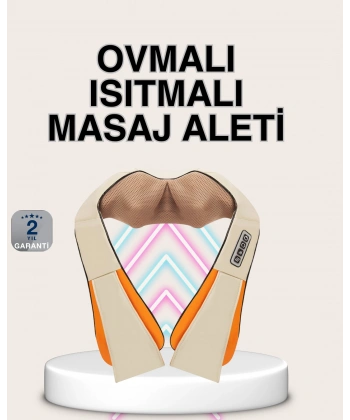 Bel Omuz Boyun Masaj Aleti Ovmalı Isıtmalı Kas Yorgunluğu Giderici