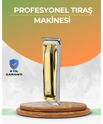 Berber Tipi Saç Sakal Kesme Makinesi USB Şarjlı Sessiz Motorlu