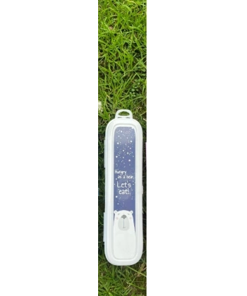 Beyaz Multi Renkli Kapaklı Kalemlik Kutusu -Çanta İçi Saklama - Diş Fırçası - Makyaj Fırçası Kutu