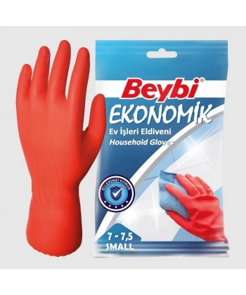 Beybi Ekonomik Lastik Eldiven No: 7 - 7,5