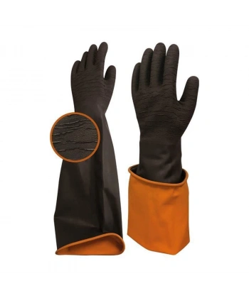 Beybi H2 45EXT Korun Tırtıklı Uzun Siyah Eldiven No:11