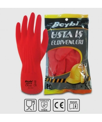 Beybi Usta İş Lateks Eldiven NO:9