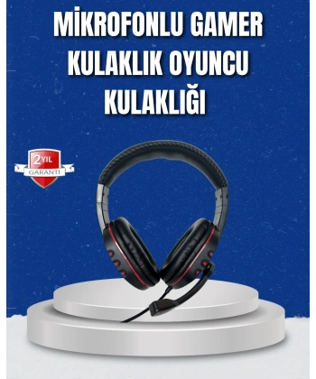 Bilgisayar  Kulaklığı – Yumuşak Pedli, Dayanıklı İpli Kablo