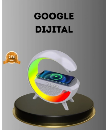 Bluetooth 5.0 Hoparlör – Kablosuz Şarj, RGB Gece Lambası ve FM Radyo