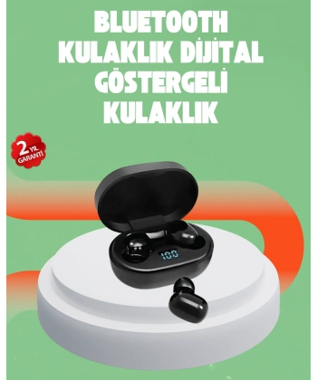 Bluetooth 5.0 Kulaklık – LED Ekranlı Şarj Kutusu