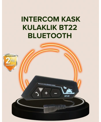 Bluetooth 5.0 Motosiklet Kask Kulaklık Eller Serbest ve Müzik Özellikli