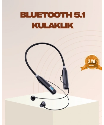 Bluetooth 5.1 Kablosuz Kulaklık – Net Ses ve Güçlü Bağlantı