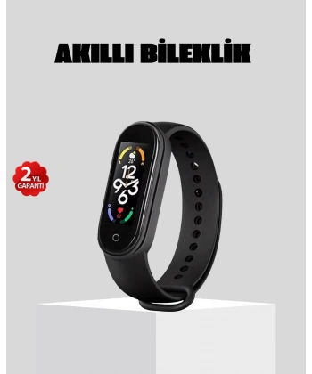 Bluetooth Akıllı Bileklik Spor Modlu Kalp Atış Takipli Uyku Analizli
