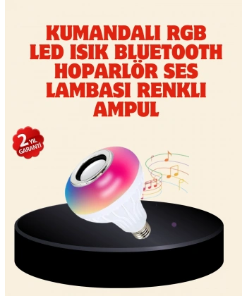 Bluetooth Bağlantılı RGB LED Ampul – Şık ve Fonksiyonel