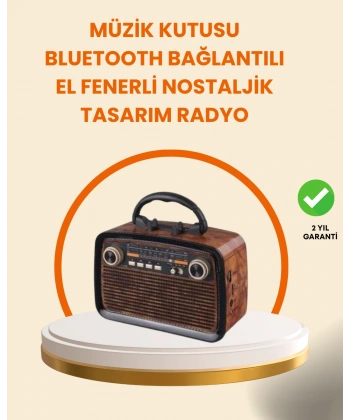 Bluetooth Hoparlör – Kablosuz Bağlantı, Geniş Ses Alanı, Radyo Destekli, Hafif ve Taşınabilir