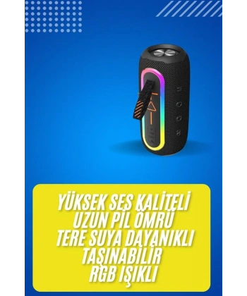 Bluetooth Hoparlör USB Şarjlı Uzun Pil Ömrü Android ve İOS Uyumlu Renkli