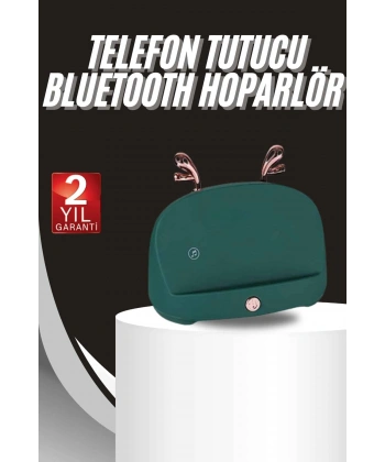 Bluetooth Hoparlör Uzun Pil Ömrü Yüksek Ses Kaliteli Kablosuz Telefon Tutma