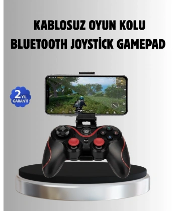 Bluetooth Kablosuz Gamepad TV PC Telefon Uyumluluğu Kolay Bağlantılı
