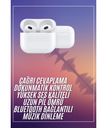Bluetooth Kulaklık 3. Nesil Ios Android Uyumlu Yeni Nesil Wireless Charge