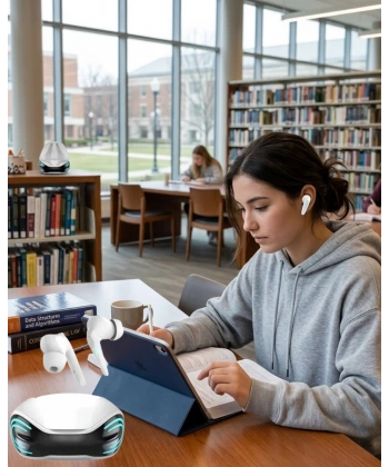 Bluetooth Kulaklık Çift Mikrofon  iPhone 11 iPhone 12 Samsung S23 Redmi Uyumlu