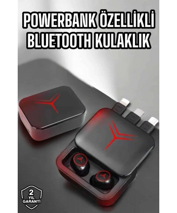 Bluetooth Kulaklık Powerbank Özelliği Yüksek Ses Kaliteli TWS Kulaklık