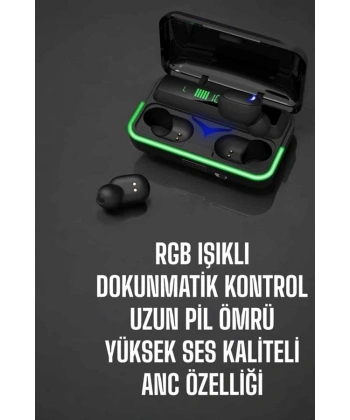 Bluetooth Kulaklık Powerbankli Yüksek Ses Kaliteli Şarj Göstergeli
