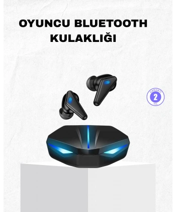 Bluetooth Kulaklık Tam Kablosuz Stereo LED Işıklı