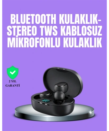 Bluetooth Kulaklık TWS Yüksek Ses Kaliteli Kesintisiz Dijital Göstergeli Kulaklık