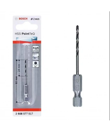 Bosch Pointteq Altıgen Şaftlı Hss Matkap Ucu 2 mm